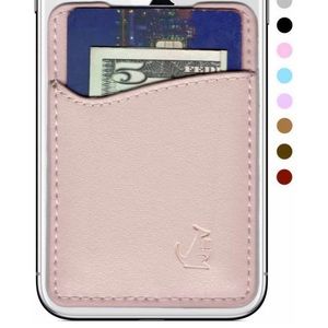Premium Leather Phone Card Holder